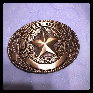 State of Texas Belt Buckle